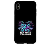 White Noise Lover Fan Noise is My Lullaby Coque pour iPhone XS Max