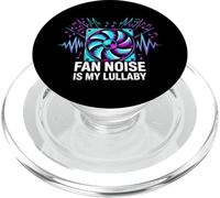 White Noise Lover Fan Noise is My Lullaby PopSockets PopGrip pour MagSafe