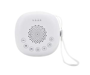 White Noise Machine - Portable Sleep Aid, Soothing Aid USB Rechargeable | Nature Sounds for Bedroom Nursery Travel Office Registry Gift New Mom Relaxing Night Light Home House