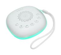 White Noise Machine, Sleep Sound Generator, Portable Soothing Aid Device, USB Rechargeable, Adjustable Volume, Relaxing, Effective, for Travel, Bedroom, Nursery, 3.94x3.94x1.61 inches