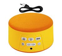 White Noise Machine, White Sound, 4.65x4.65x2.2 inches Rechargeable Sleep Aid Gadget with Auto-Off Timer, Soothing Device for Adults Babies Kids Meditation Travel Relaxation