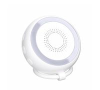 White Noise Sleep Instrument with 3-Level Timer Warm Night Light & Natural Sound Effects for Baby Adults