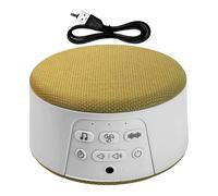 White Noise Sound Machine, Portable Sleep Aid Device, Baby White Noise, Rechargeable Compact with Auto Off Timer for Bedroom Travel Nursery Relaxation Use, 4.65x4.65x2.2 Inches