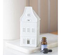 White Nordic House Oil Burner and Wax Warmer