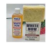 White Now Huile Clarifiante Triple Action + Savon Gommant Éclaircissant