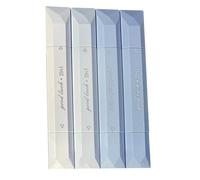 White Out Tape - ABS 4 pièces, ruban adhésif double face, application lisse | Strong Bond, stylo adhésif pour scrapbooking, rubans de papeterie scolaires pour étudiants, projets scolaires, montage