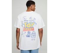 White Oversized Disney Toy Story Lotso License Printed T-Shirt homme - blanc - XS, blanc