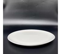White Perla assiette plate en porcelaine D25 CHIC