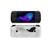 (white)Protective Case for ASUS ROG Ally X Gaming Console, TPU Soft Case with Stand