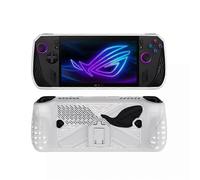 (White)Protective Case for ROG Ally X Gaming Console, TPU Soft Case with Stand