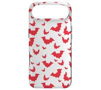 White Red Silhouettes Bat Maple Leaf Canada Pattern Coque pour iPhone Air