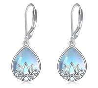 White Resin Ladies Nature Transparent Blue Jewelry Cloud Earring Earrings compatible with Machine Fabricant Fournitures Étau Kits (Silver, One Size)