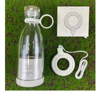 WHITE Sans fil De Charge 4 Lames Électrique Centrifugeuse Mini Portable Mélangeur Fruits Extracteurs Multifonction Jus Maker Ma ""Nipseyteko