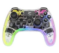 WHITE SHARK 837593 Joypad Contrôleur de jeu avec rétro-éclairage LED et double vibration USB-C™ et Bluetooth