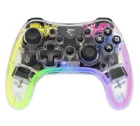 White Shark 837593 Joypad Contrôleur de jeu avec rétro-éclairage LED et double vibration USB-C™ et Bluetooth