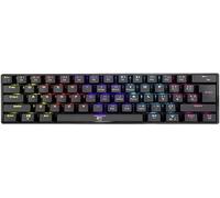White Shark GK-2022 SHINOBI, 60%, USB, Commutateur mécanique, QWERTY, LED, Noir