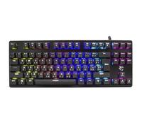 White Shark Tastiera Gaming Meccanica in Metallo RGB LED GK-1925 Nero