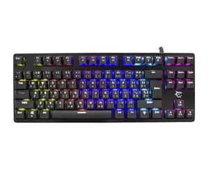 White Shark Tastiera Gaming Meccanica in Metallo RGB LED GK-1925 Nero