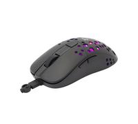White Shark TRISTAN - Souris Gaming Ambidextre Optique 12000 DPI USB Type-A, 7 Boutons Programmables, 1000Hz, Accélération 22.5G, Câble 1.8m