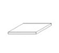 Evergreen Stoves - Plaques de polystyrène 9009 Blanches 150x300x0,13 mm Lot de 3