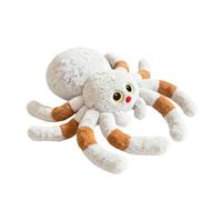White Spider Plush Doll - 11.81 inches Soft PP Cotton Toy | Stuffed Figure Pillow for Kids, Girls and Collectors - Decorative Companion for Sofa, Bedroom, Office, Dorm, Car and Gift Ideas