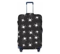 White Spiders Housses de protection élastiques pour bagages de voyage Noir 45,7 à 81,3 cm, noir, S
