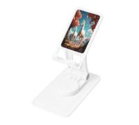 White Stallion Under The Peach Blossom Tree Support universel pour téléphone portable, support de téléphone portable, trépied rotatif à 360° pour iPhone, parfait pour un usage quotidien