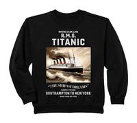 White Star Line RMS Titanic Ship pour garçons et Enfants Sweatshirt