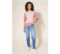 White Stuff Annabel Stripe Tee Pink Multi Taille: 14 | Chemises Outlet | Femme | Rose