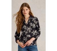 White Stuff Annie Jersey Shirt Black Multi Taille: 8 | Chemises à boutons Outlet | Femme | Le Noir