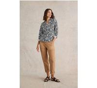 White Stuff Annie Jersey Shirt Black Print Taille: 10 | Chemises à boutons Outlet | Femme | Le Noir