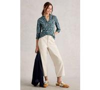 White Stuff Annie Jersey Shirt Blue Print Taille: 8 | Chemises à boutons Outlet | Femme | Bleu