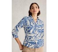 White Stuff Annie Jersey Shirt Navy Multi Taille: 8 | Manches longues Outlet | Femme | Bleu