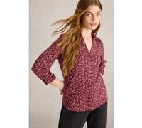 White Stuff Annie Jersey Shirt Plum Multi Taille: 20 | Chemises à boutons Outlet | Femme | Magenta