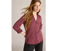 White Stuff Annie Jersey Shirt Plum Multi Taille: 8 | Chemises à boutons Outlet | Femme | Magenta