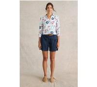 White Stuff Annie Jersey Shirt White Print Taille: 12 REGULAR | Chemises à boutons Outlet | Femme | Blanche