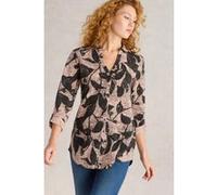 White Stuff Annie Longline Shirt Pink Print Taille: 8 | Chemises à boutons Outlet | Femme | Rose