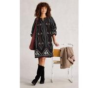 White Stuff Aurora Embroidered Dress Black Multi Taille: 8R | Robes Mini Outlet | Femme | Le Noir
