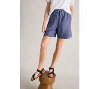 White Stuff Belle Linen Short Blue Multi Taille: 14 | Shorts de Sport Outlet | Femme | Blanche