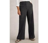 White Stuff Belle Tweedy Wide Leg Trouser Black Multi Taille: 18 REGULAR | Évasés pantalons Outlet | Femme | Le Noir