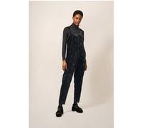 White Stuff Belle Velvet Jumpsuit Black Taille: 14 | Salopettes Outlet | Femme | Le Noir