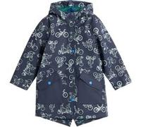 White Stuff Bike Printed Raincoat Navy Print Taille: 5-6 | Vestes Outlet | Unisex | Bleu