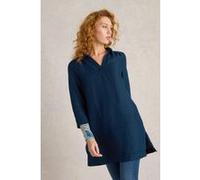 White Stuff Blake Linen Tunic Dark Navy Taille: 12 REGULAR | Chemisiers Outlet | Femme | Blanche
