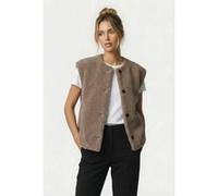 White Stuff Borg Gilet Dark Natural Taille: L | Vestes sans manches Outlet | Femme