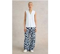 White Stuff Celia Jersey Mix Shirt Brilliant White Taille: 8 | Tanktops Outlet | Femme | Blanche