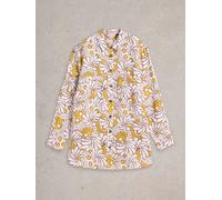 White Stuff Chemise White Stuff Lydia 100% lin Jaune EU 36 (UK 8)