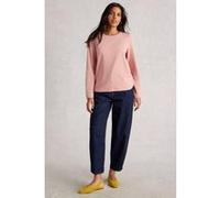 White Stuff Clara Ls Sparkle Tee Dusty Pink Taille: 8 | Manches longues Outlet | Femme | Rose