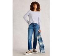 White Stuff Clara Ls Sparkle Tee Ivory Multi Taille: 10 | Manches longues Outlet | Femme | Blanche