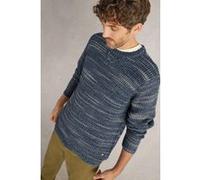 White Stuff Combe Spacedye Jumper Blue Multi Taille: XXL | Pulls Outlet | Homme | Bleu
