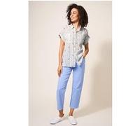 White Stuff Ella Embroidered Cotton Shirt White Taille: 24R | Chemisiers Outlet | Femme | Blanche
